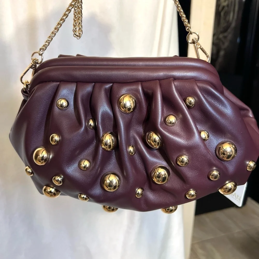 🍷URBAN EXPRESSIONS WINE/BROWN CAREY BAG🍷NWT